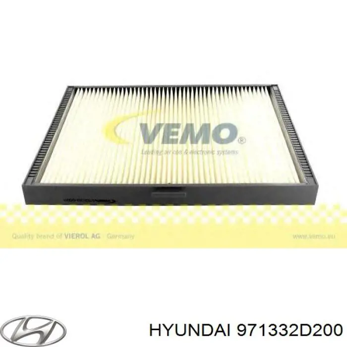 Filtro de cabina Hyundai/Kia 971332D200 precio, desde 13,74 EUR
