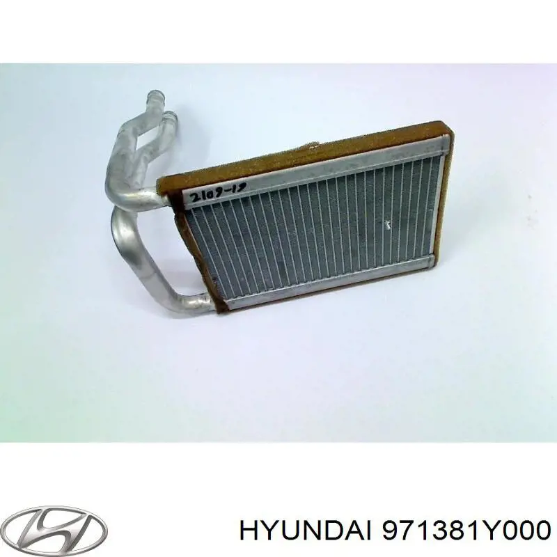 971381Y000 Hyundai/Kia radiador de calefacción
