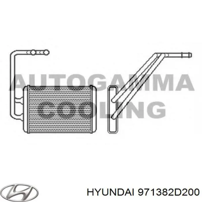 Radiador de calefacción Hyundai/Kia 971382D200 precio, desde 103,62 EUR
