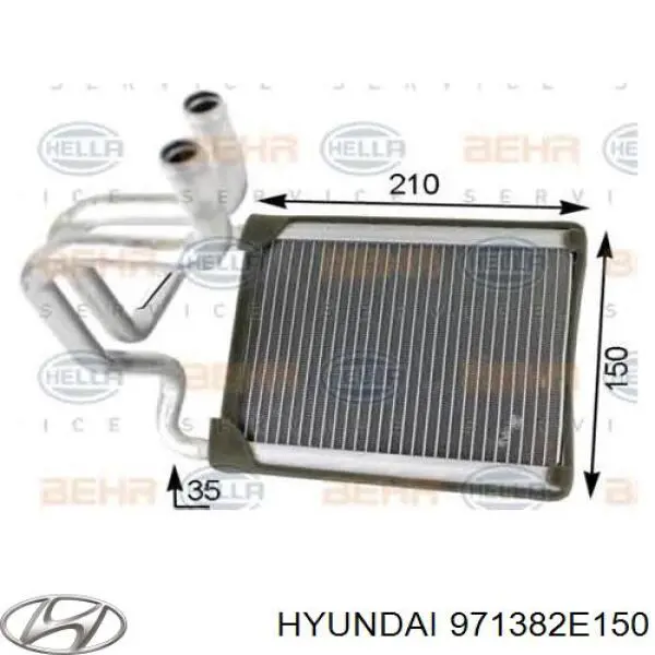 Radiador de calefacción Hyundai/Kia 971382E150 precio, desde 60,68 EUR