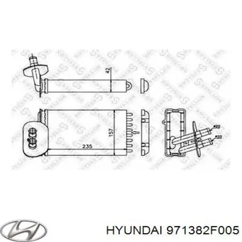 Calefactor Hyundai/Kia 971382F005