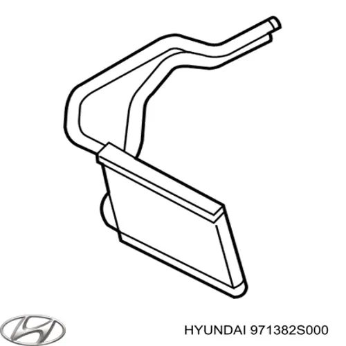 971382S000 Hyundai/Kia radiador calefacción