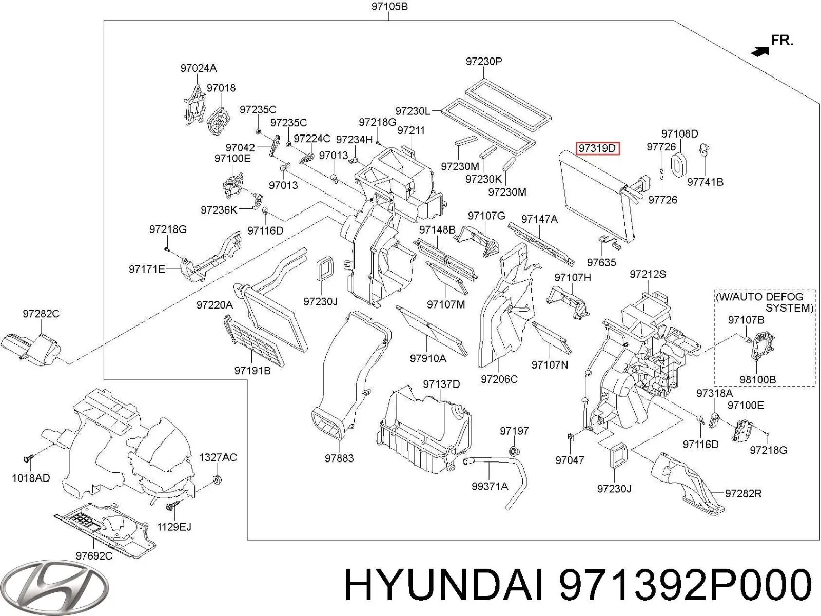 Evaporador de aire acondicionado KIA Sorento II SUV (XM) (2009 - 2014) precio, desde 331,36 EUR