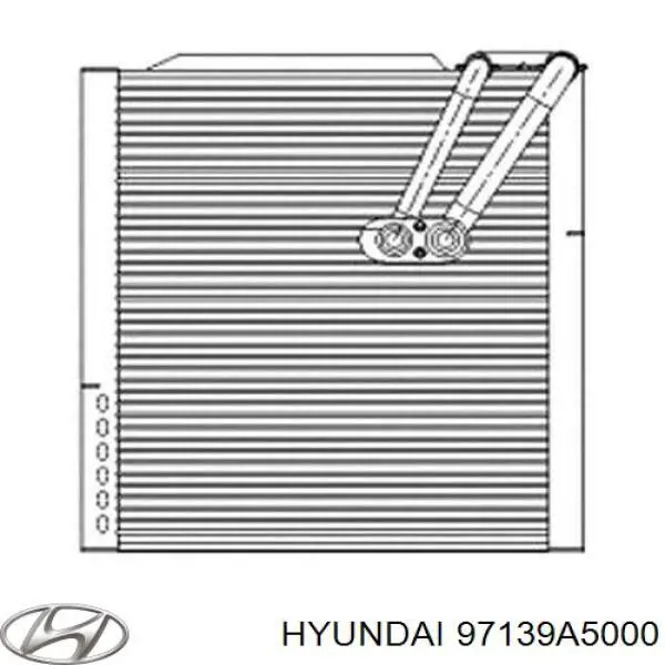 97139A5000 Hyundai/Kia evaporador, aire acondicionado