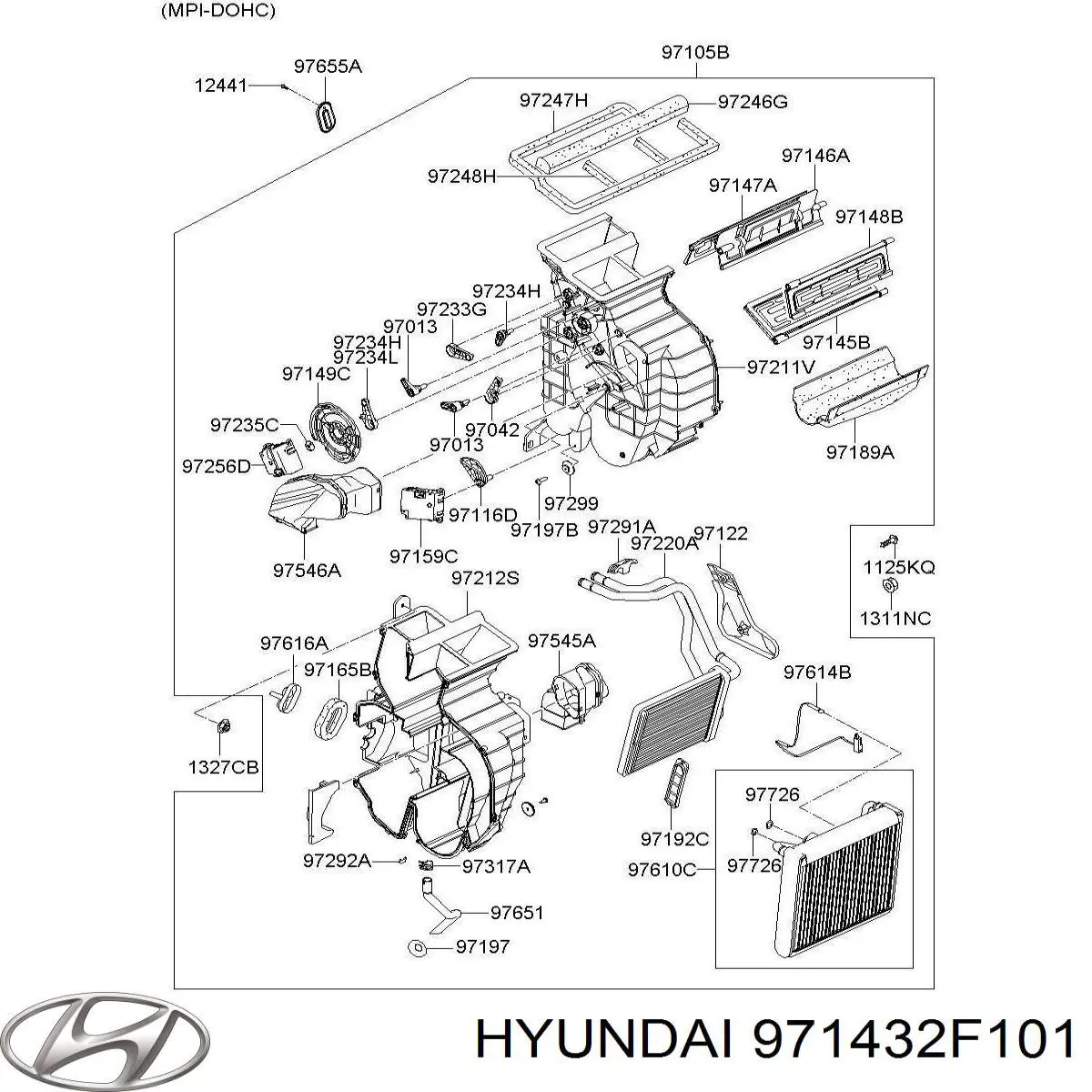  Hyundai/Kia 971432F000 precio, desde 96,26 EUR