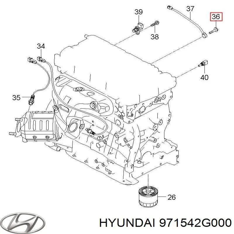 Comprar 971542G000 Hyundai/Kia Actuador de compuerta de la calefacción