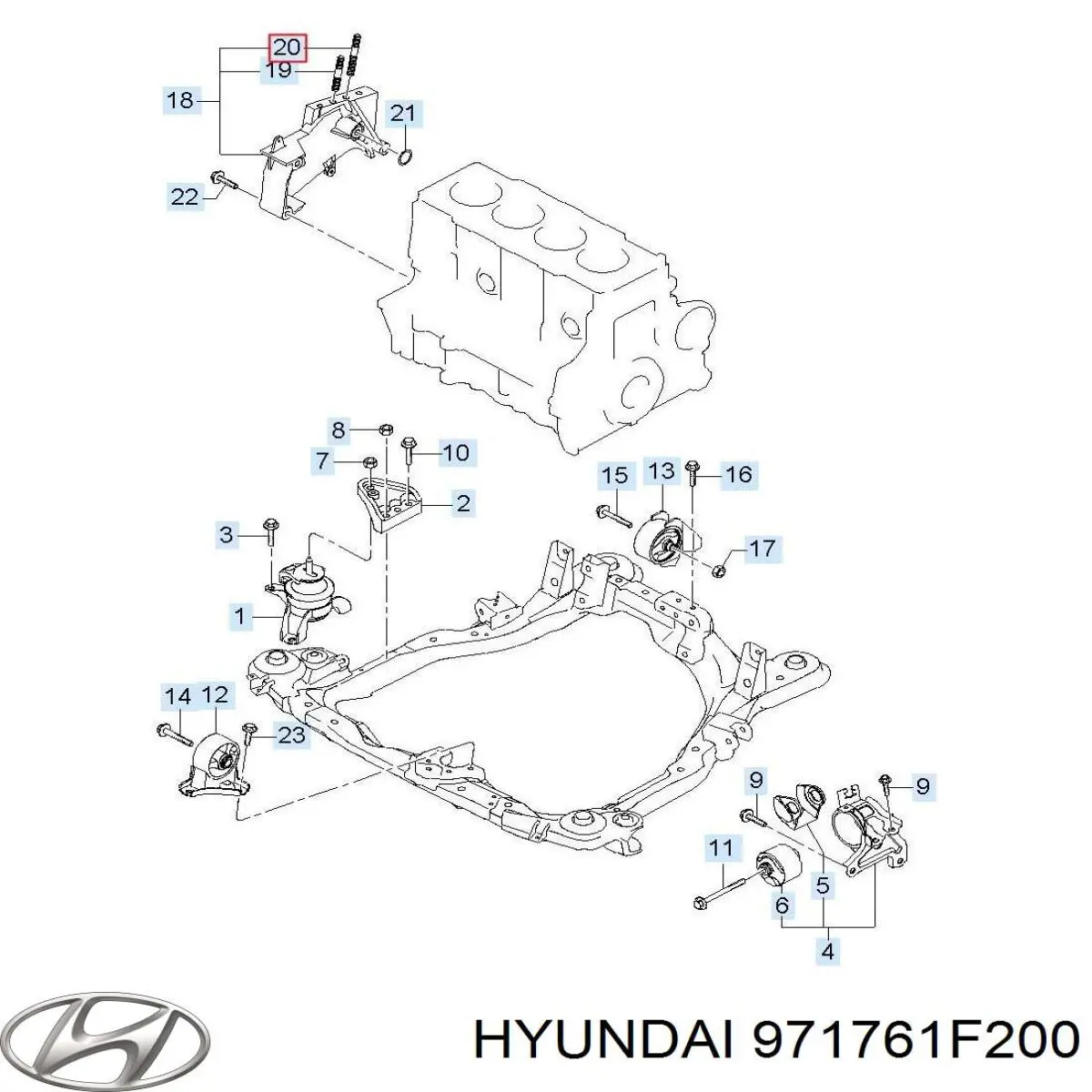 971761F200 Hyundai/Kia