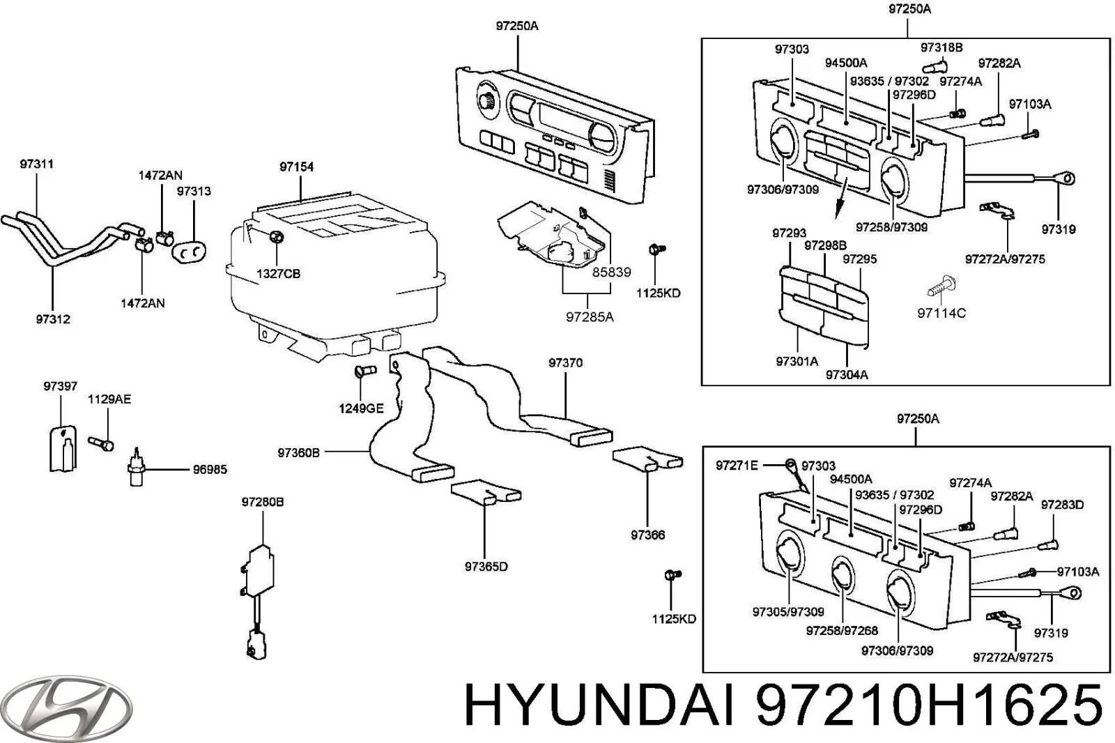 97210H1625 Hyundai/Kia