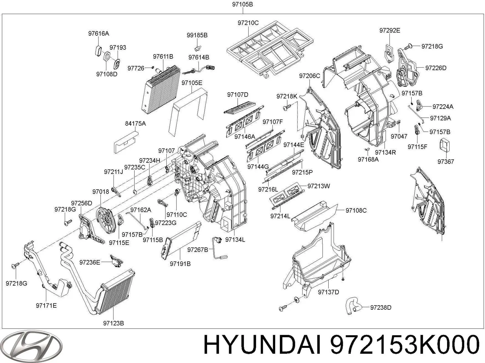 972153K000 Hyundai/Kia