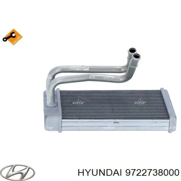 9722738000 Hyundai/Kia radiador calefacción
