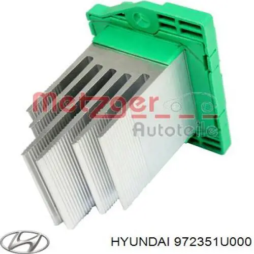 Resistencia de calefacción 972351U000 Hyundai/Kia