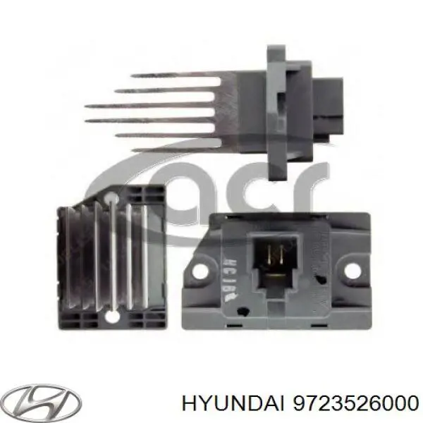 Resistencia de calefacción 9723526000 Hyundai/Kia
