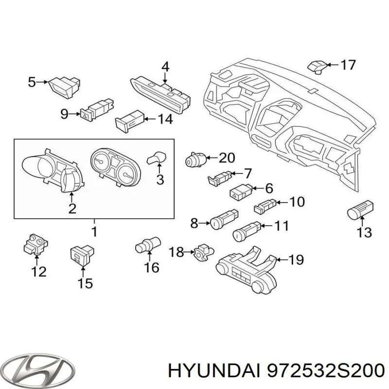 972532S200 Hyundai/Kia