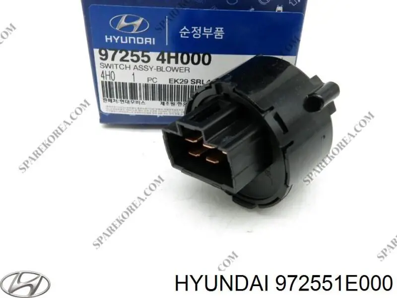 972551E000 Hyundai/Kia unidad de control, calefacción/ventilacion
