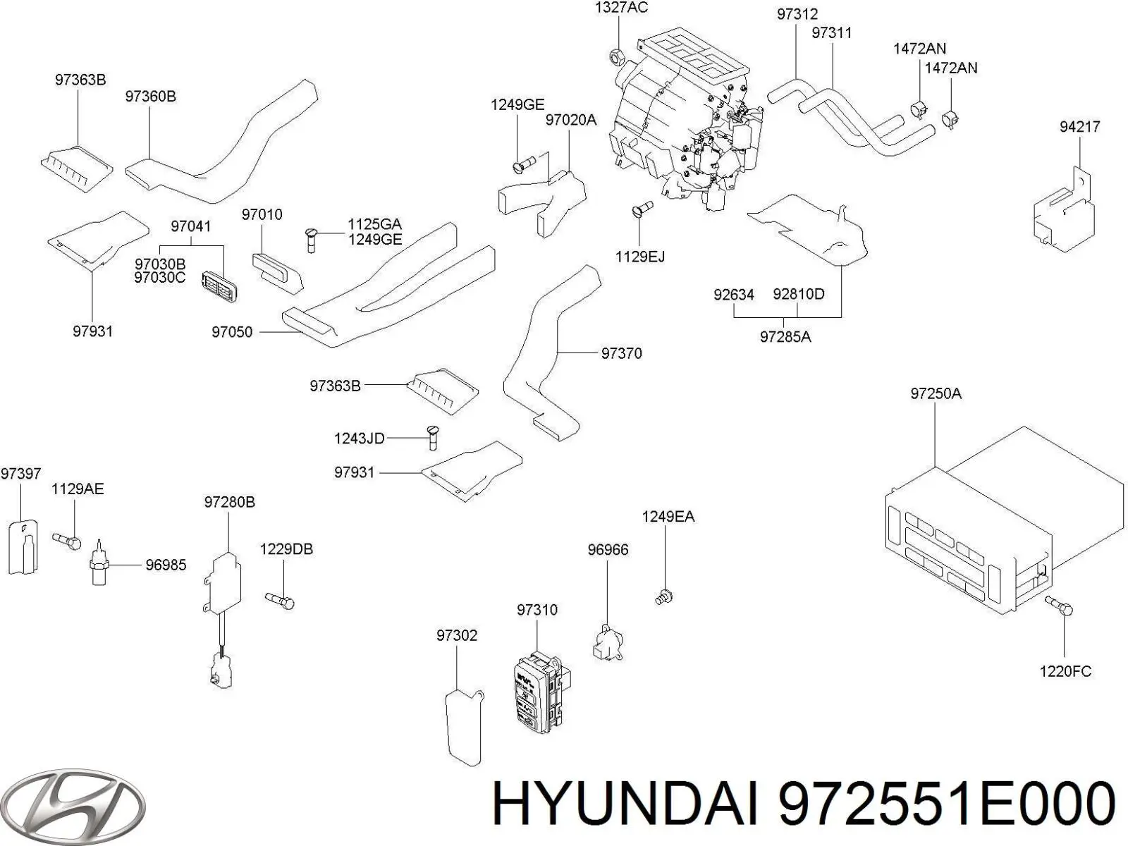 Módulo de modos de calefacción/aire acondicionado Hyundai Accent III sedán (MC) (2005 - 2012) precio, desde 8,53 EUR