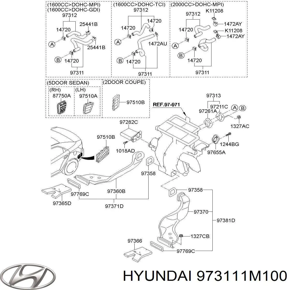 973111M100 Hyundai/Kia