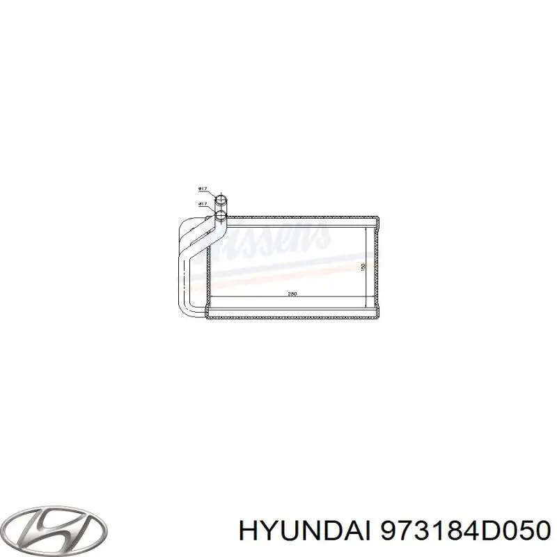 Radiador de calefacción Hyundai/Kia 973184D050 precio, desde 81,31 EUR