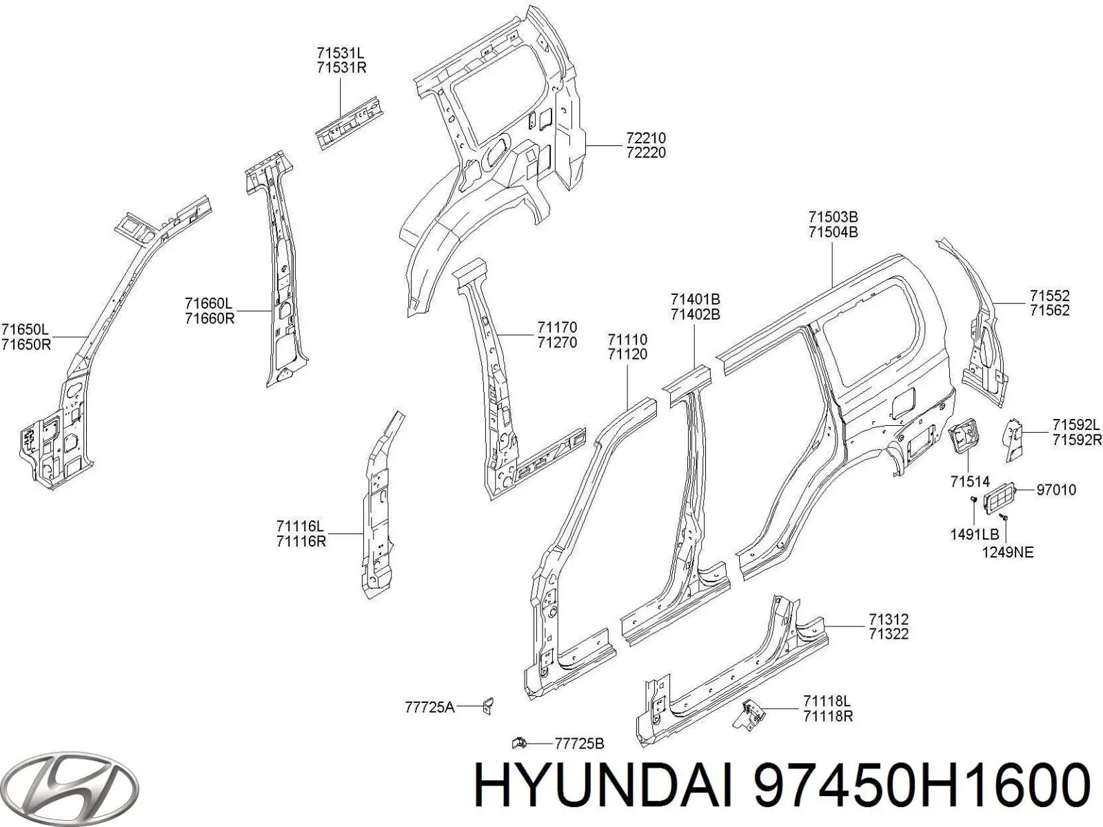 97450H1600 Hyundai/Kia