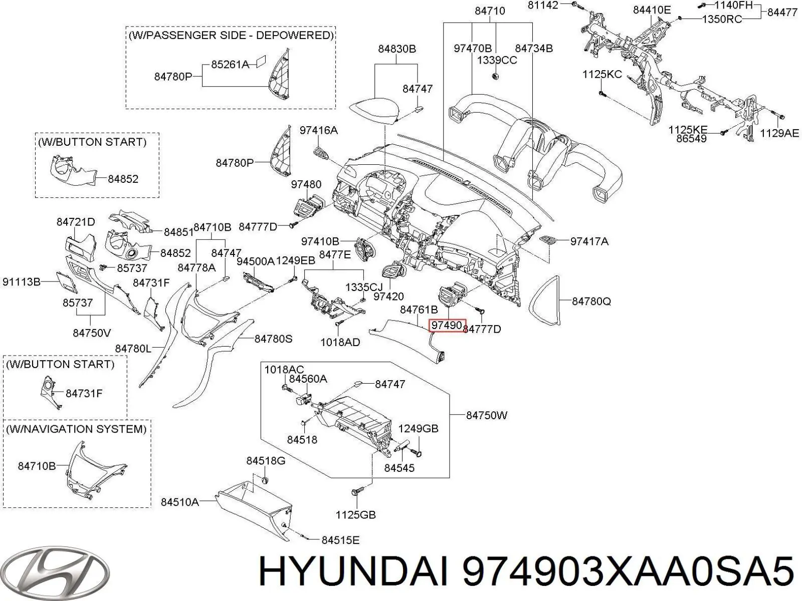 974903XAA0SA5 Hyundai/Kia