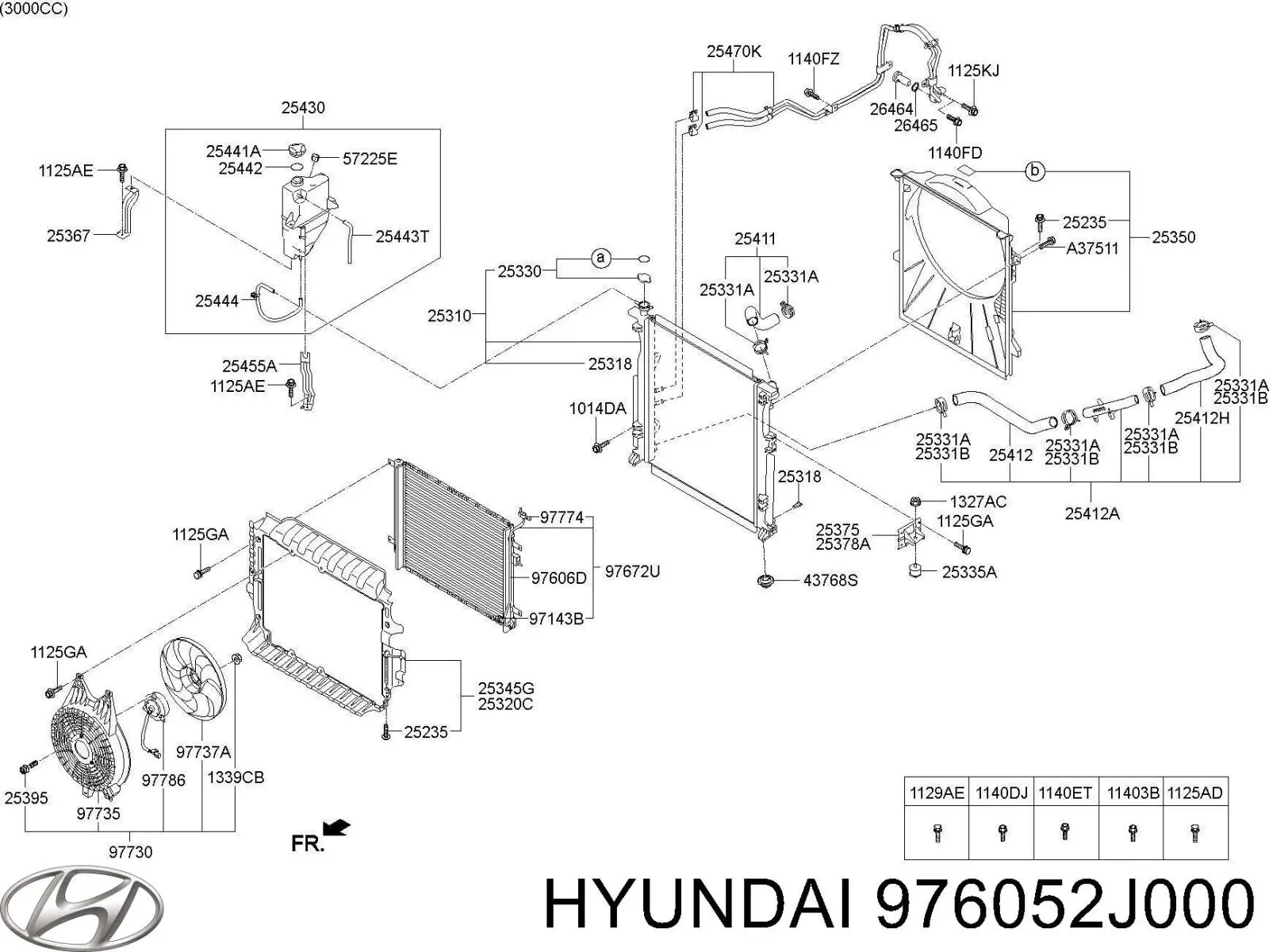 976052J000 Hyundai/Kia