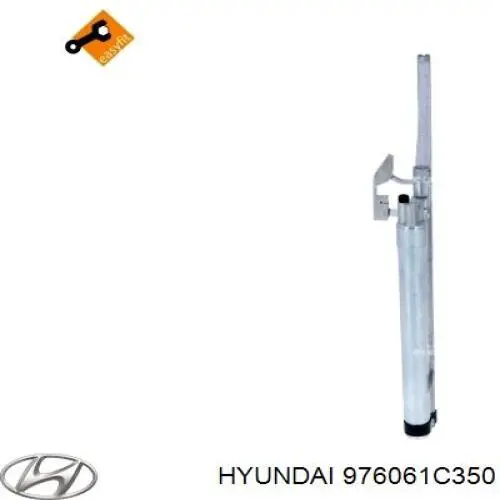 Condensador aire acondicionado 976061C350 Hyundai/Kia