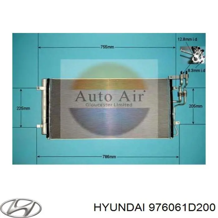 Comprar 976061D200 Hyundai/Kia Condensador de aire acondicionado