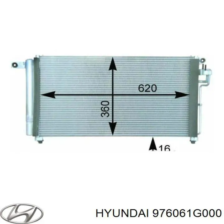Aire acondicionado capacitor Hyundai/Kia 976061G000 precio, desde 80,69 EUR
