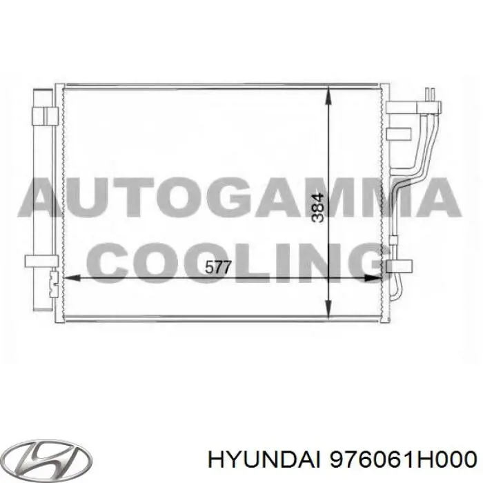Aire acondicionado capacitor Hyundai/Kia 976061H000 precio, desde 85,04 EUR
