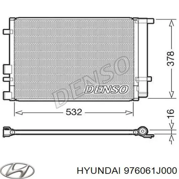Comprar 976061J000 Hyundai/Kia Condensador de aire acondicionado