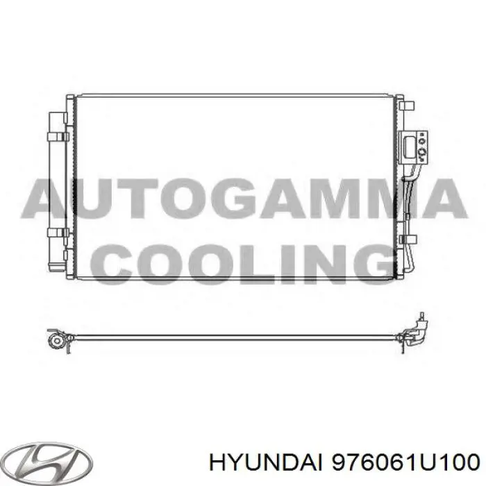 Comprar 976061U100 Hyundai/Kia Condensador de aire acondicionado