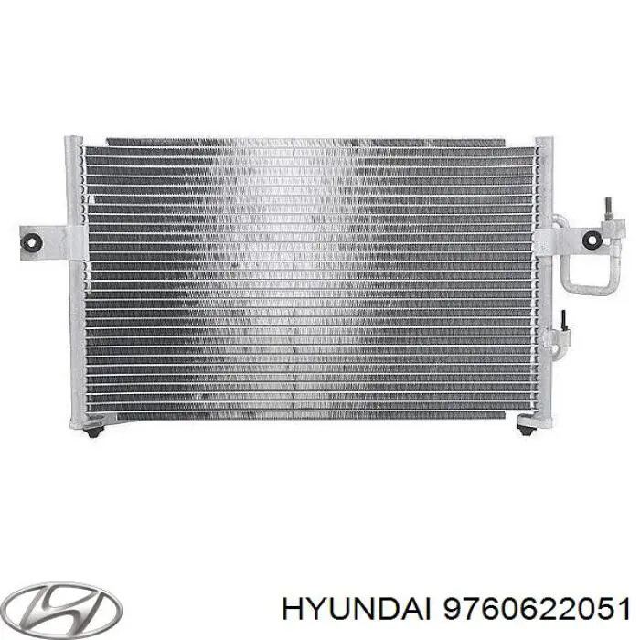 9760622051 Hyundai/Kia condensador aire acondicionado