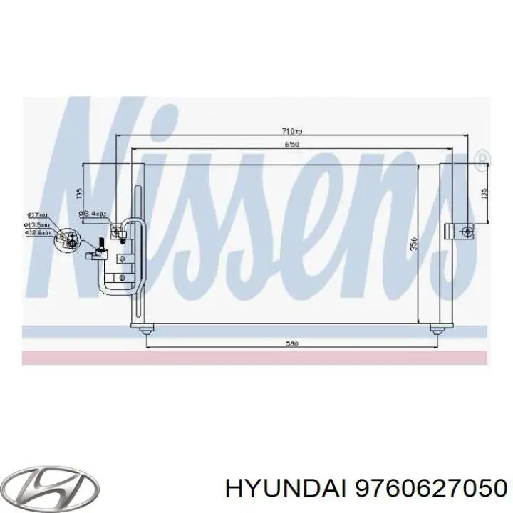 940312 Nissens condensador aire acondicionado