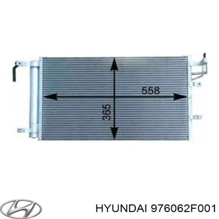 976062F001 Hyundai/Kia condensador aire acondicionado
