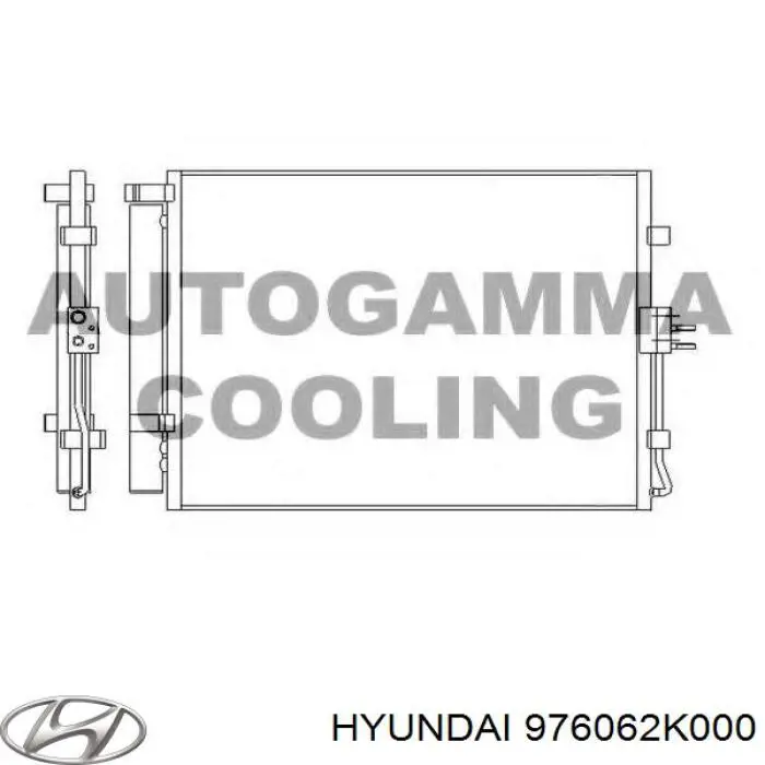 976062K000 Hyundai/Kia condensador aire acondicionado