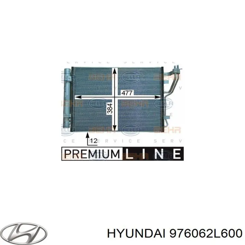 Condensador Hyundai/Kia 976062L600