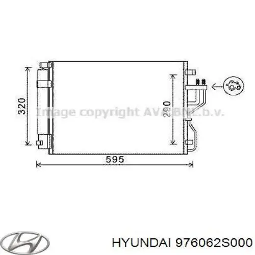 976062S000 Hyundai/Kia condensador aire acondicionado