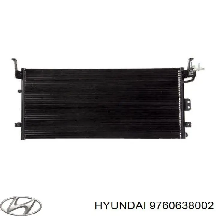 9760638002 Hyundai/Kia condensador aire acondicionado