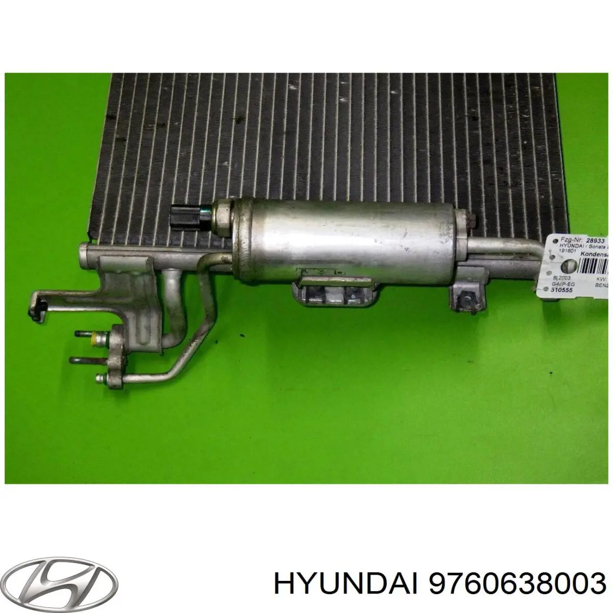 9760638003 Hyundai/Kia condensador aire acondicionado