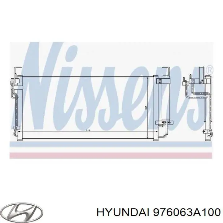 Aire acondicionado capacitor Hyundai/Kia 976063A100 precio, desde 81,31 EUR
