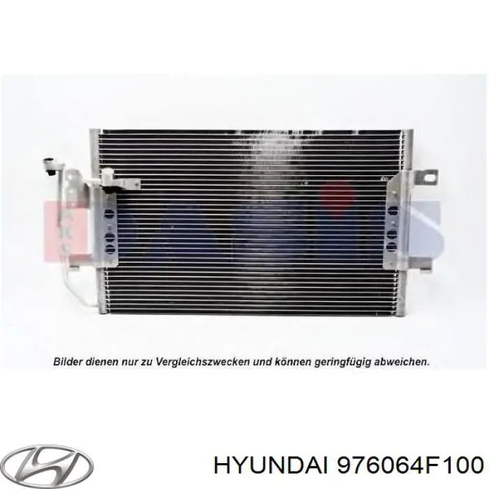 Radiador de aire acondicionado para Hyundai H100 