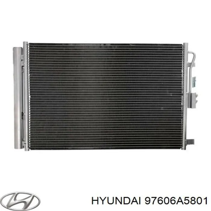 97606A5801 Hyundai/Kia condensador aire acondicionado
