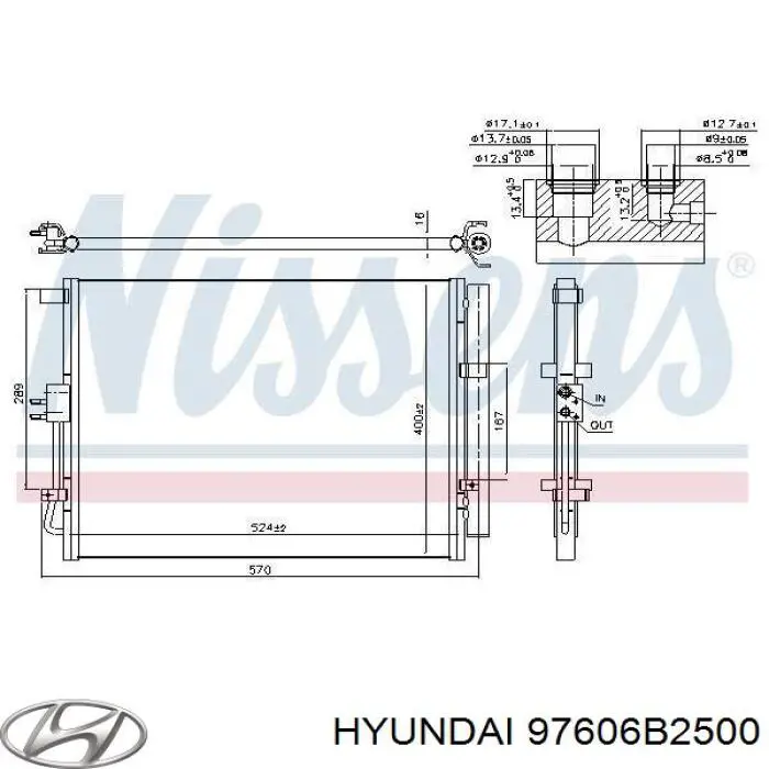 97606B2500 Hyundai/Kia