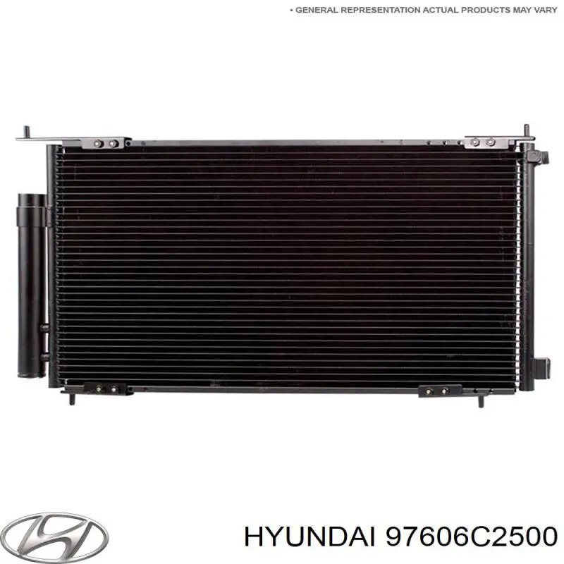 97606C2500 Hyundai/Kia condensador aire acondicionado