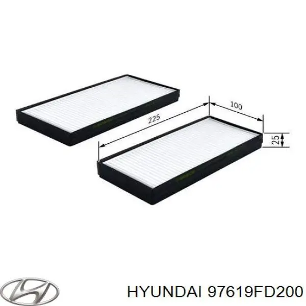 Comprar 97619FD200 Hyundai/Kia Filtro de aire del habitáculo