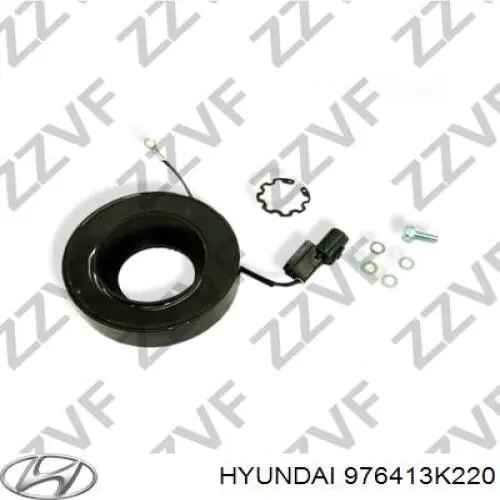 Acoplamiento magnético, compresor del aire acondicionado  976413K220 Hyundai/Kia