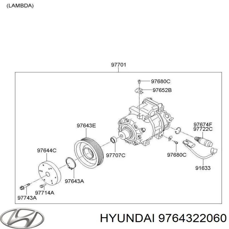 9764322060 Hyundai/Kia