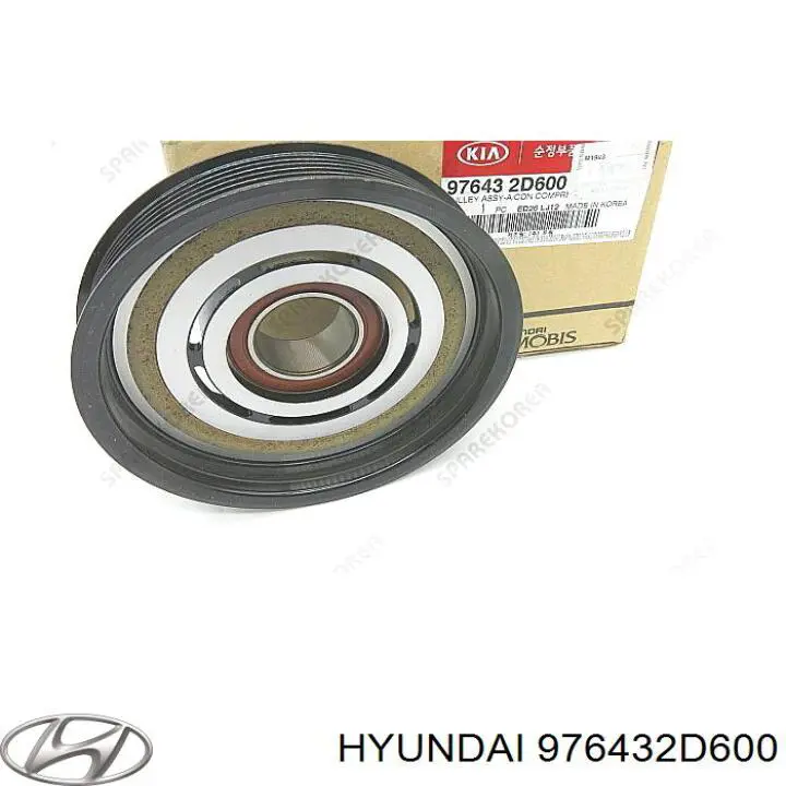 976432D600 Hyundai/Kia polea compresor a/c