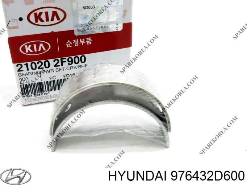 Polea del compresor de aire acondicionado 976432D600 Hyundai/Kia