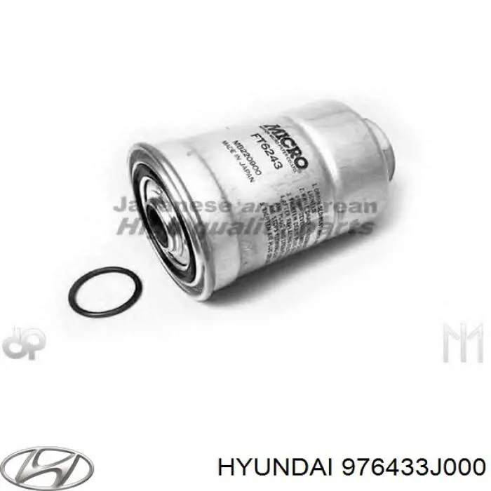 976433J000 Hyundai/Kia polea compresor a/c