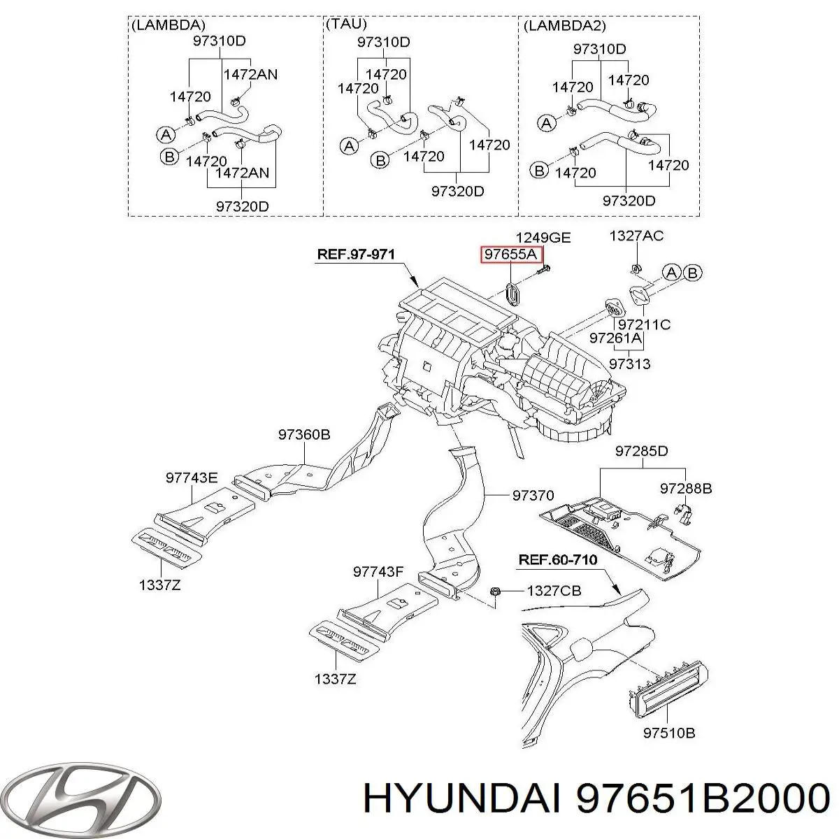 97651B2000 Hyundai/Kia